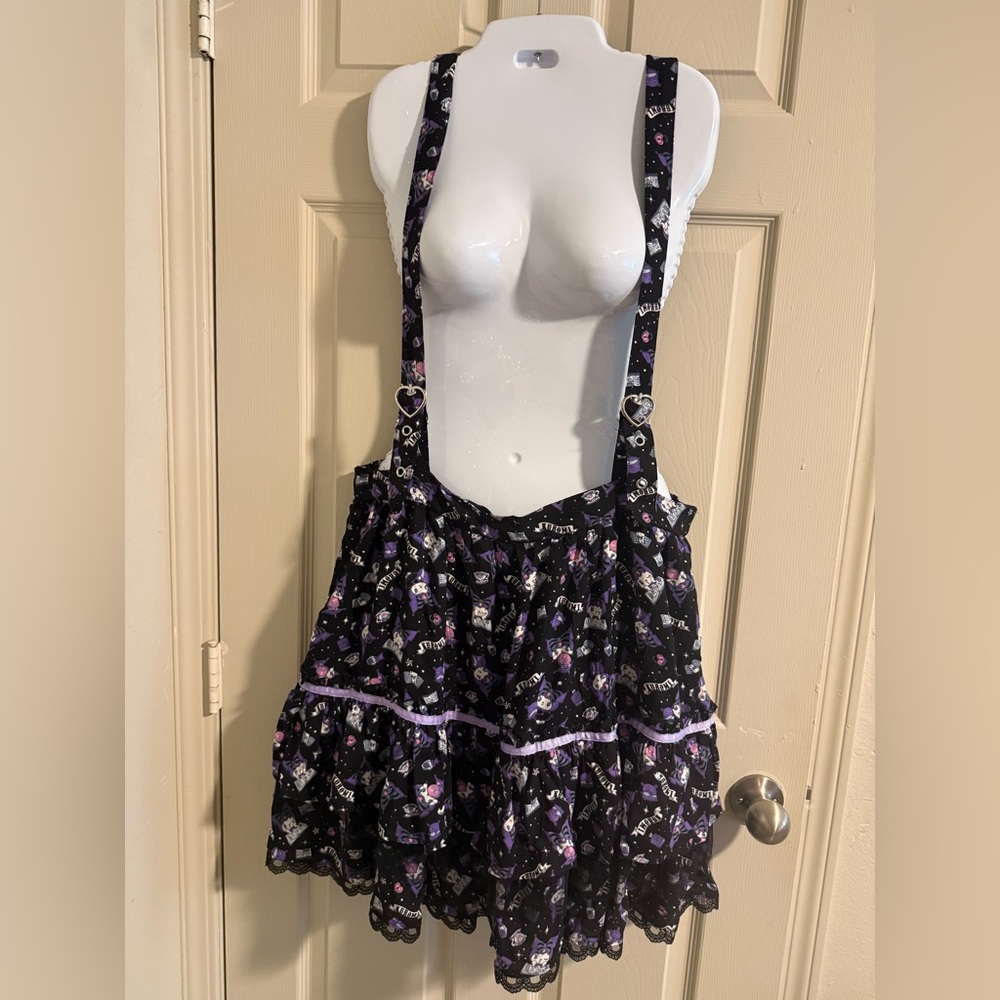 Sanrio Kuromi Black and Purple Skirt